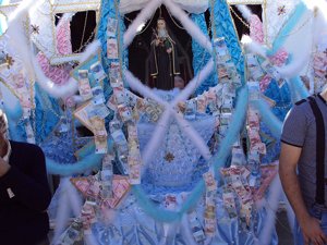Andor da Festa de Santa Rita, realizada na aldeia de Ermidas, freguesia de Bouçoães.