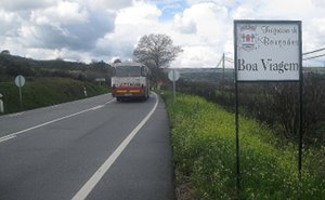 Estrada Nacional 103 na sua passagem pela freguesia de Bouçoães